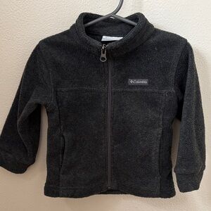 Columbia Charcoal Full-Zip Fleece Jacket-2T
